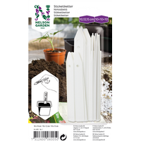 Nelson Garden sticketikett plast vita 30st Nelson Garden sticketikett plast vita 30st