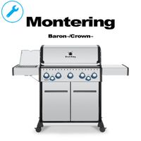 Broil king montering av baron™/crown™-grill