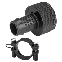 Gardena slangnippel med slangclip