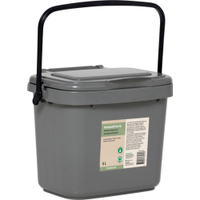 Greenline komposthink 5 l med lock grå