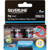 Silverline spiral flugfälla 4-pack
