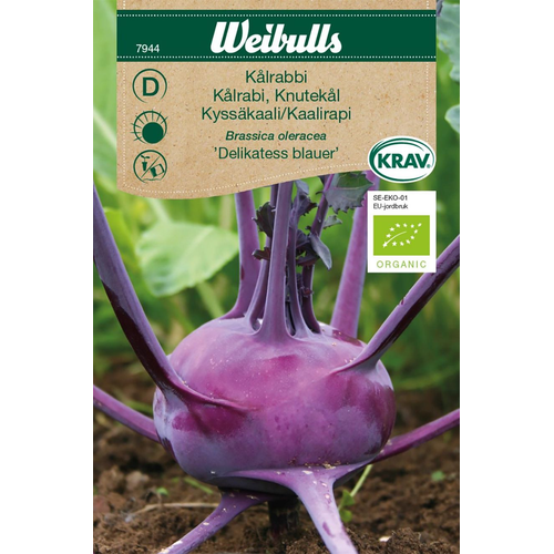 Weibulls Weibulls Kålrabbi  - brassica oleracera 7944, KRAV Nyhet