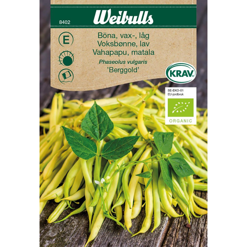 Weibulls Böna, Vaxböna - Phaseolus vulgaris - 8402 KRAV