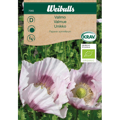 Weibulls Weibulls Vallmo - papaver somniferum Unikko 7065. Nyhet 2023