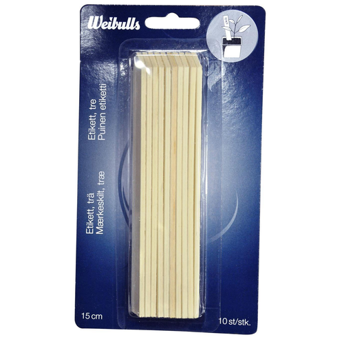 Nelson Garden Weibulls Sticketikett Trä 10 st, 15 cm Nelson Garden Weibulls Sticketikett Trä 10 st, 15 cm
