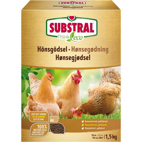 Weibulls Substral-Weibulls Hönsgödsel 1,5 kg