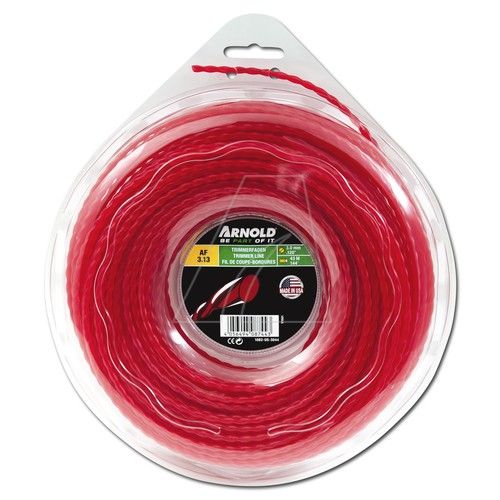 Arnold Trimmertrådar AF 3.13, 3.0mm x 43.9m, röd, rund, vriden | Arnold 