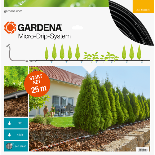 Gardena Gardena  micro-drip-system startpaket för plantrader m 