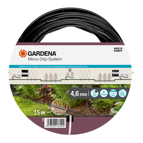 Gardena Gardena droppslang ovan jord 4,6 mm, 1362