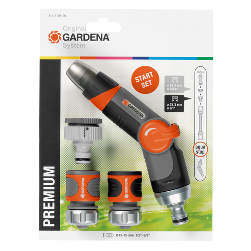 Gardena Gardena Grundpaket Premium Metall 8191-20, 4 delar