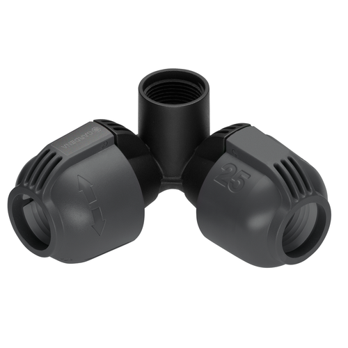 Gardena Gardena Vinklad L-skarv, 25 mm x 3/4"-Invändig hongänga 2764-20