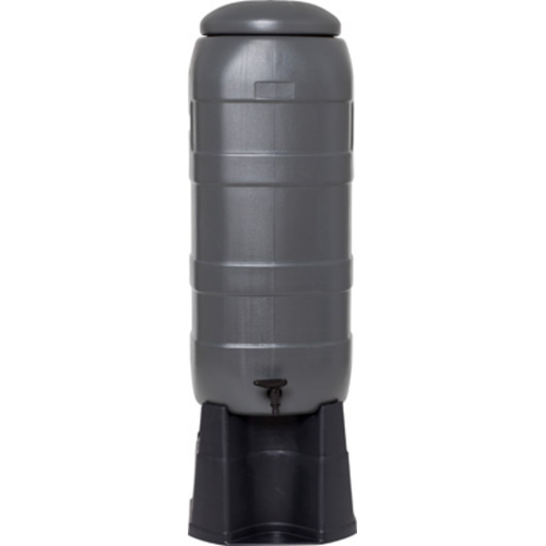 Greenline Greenline regntunna 100l lock/kran/fot/anslutgrå