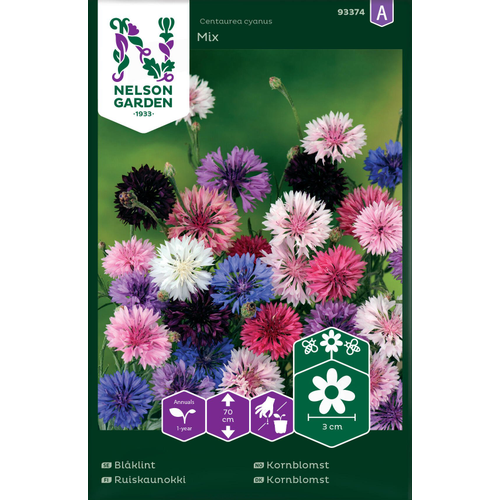 Nelson Garden Fröer Nelson Garden Blåklint - mix - centaurea cyanus 93374 Nelson Garden Fröer Nelson Garden Blåklint - mix - centaurea cyanus 93374
