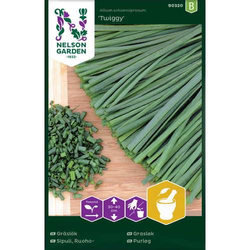 Nelson Garden Fröer Nelson Garden Gräslök - 'twiggy' - allium schoenoprasum 90320