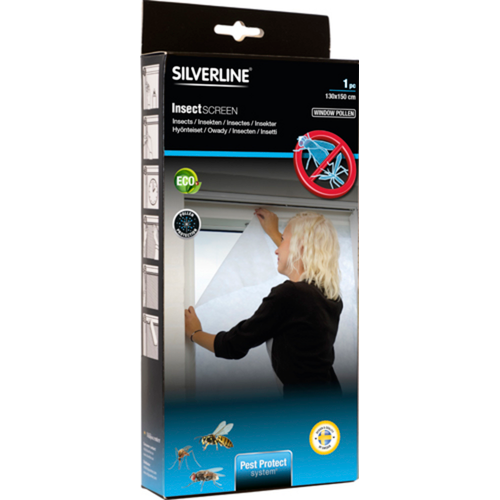 Silverline Silverline insektsnät fönster window pollen 130x150cm