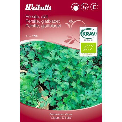 Weibulls Persilja, slät krav  - petroselinum crispum