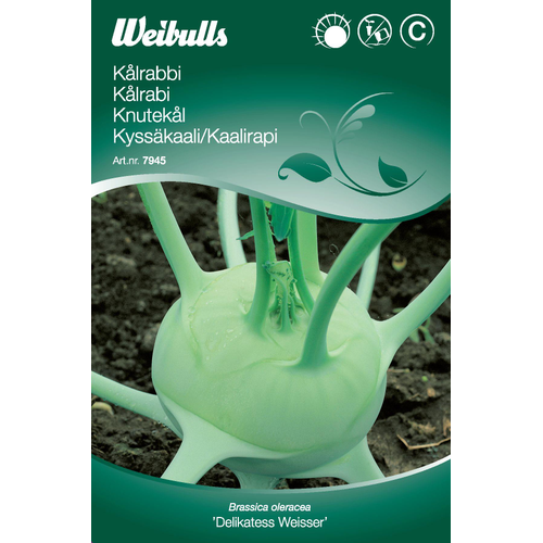Weibulls Weibulls Kålrabbi  - brassica oleracera 7943, KRAV, Nyhet