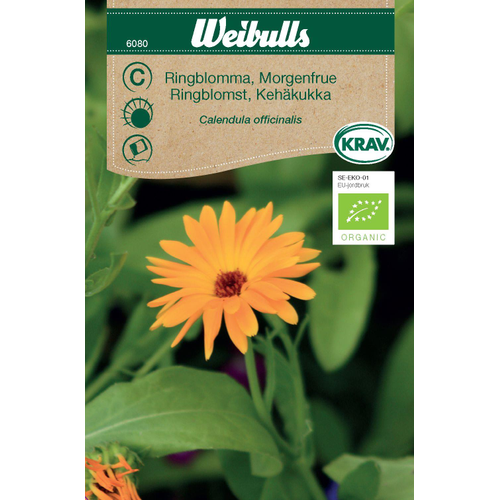 Weibulls Weibulls Ringblomma - calendula officinalis 6080, Krav, Nyhet Weibulls Weibulls Ringblomma - calendula officinalis 6080, Krav, Nyhet
